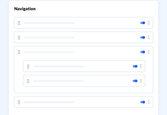 Edcommerce multi level menu