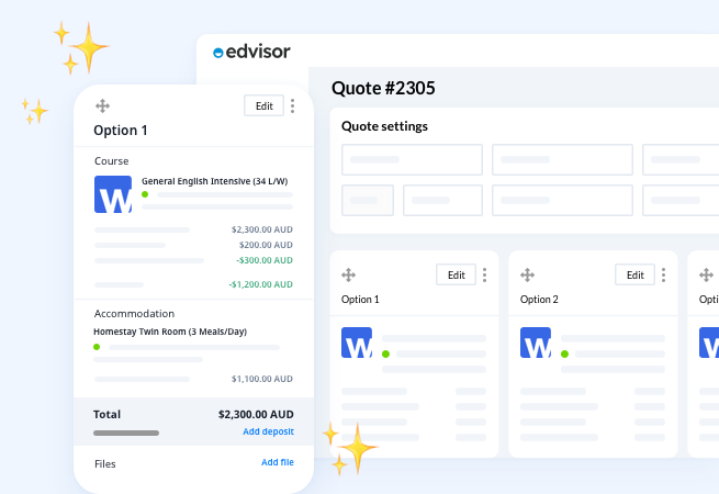 Student Profile + Quote UI Refresh
