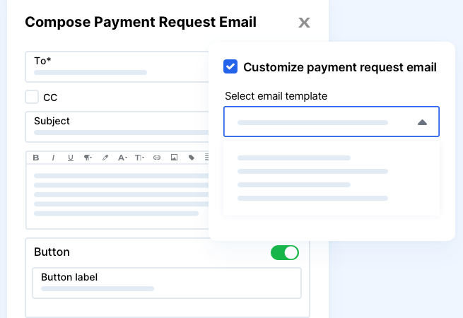 compose payment request email