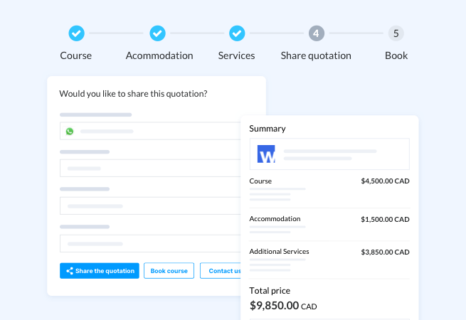 edcommerce quoting stepper