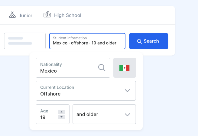 student info input